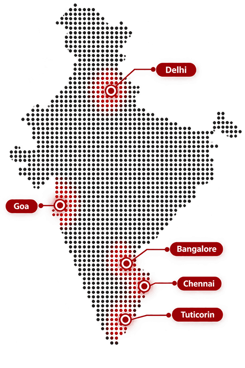 SAPAA office locations across India